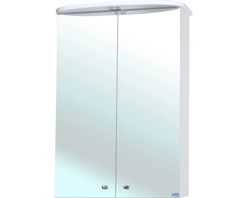 Зеркальный шкаф 52x74 см белый глянец Bellezza Мимоза 4613006000002