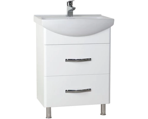 Тумба белый глянец 56 см Bellezza Анкона 4639609110016