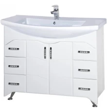 Тумба белый глянец 100,6 см Bellezza Дрея 4631318000015