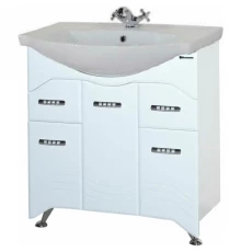 Тумба белый глянец 69,2 см Bellezza Дрея 4631312000011