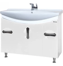 Тумба белый глянец 101 см Bellezza Лагуна 4632118110010