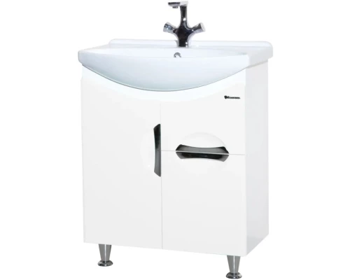 Тумба белый глянец 63 см Bellezza Лагуна 4632110090013