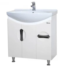 Тумба белый глянец 73 см Bellezza Лагуна 4632112110016