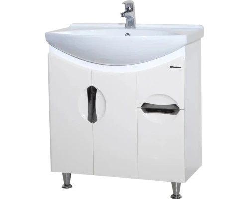 Тумба белый глянец 73 см Bellezza Лагуна 4632112110016