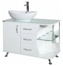 Тумба белый глянец 91 см Bellezza Рио 4633615142016