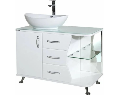 Тумба белый глянец 91 см Bellezza Рио 4633615142016