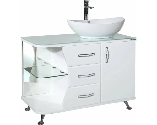 Тумба белый глянец 91 см Bellezza Рио 4633615141019