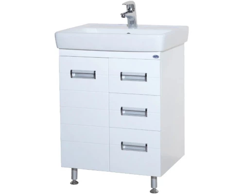 Тумба белый глянец 55,5 см Bellezza Сиена 4633909670010