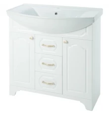 Тумба белый глянец 82,7 см Bellezza Тиффани 4630514110016