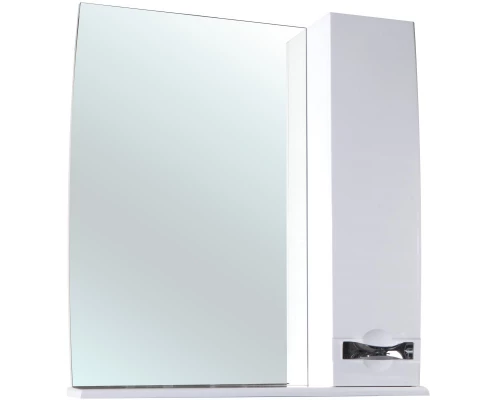 Зеркальный шкаф 65x87 см белый глянец R Bellezza Абрис 4619710001014