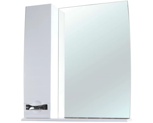Зеркальный шкаф 80x87 см белый глянец L Bellezza Абрис 4619713002018