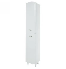 Пенал напольный с бельевой корзиной белый глянец R Bellezza Амелия 4620304081015