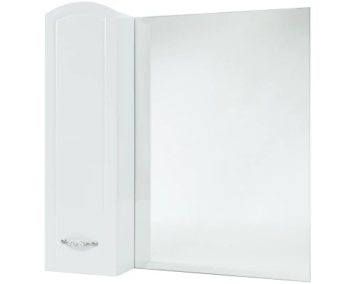 Зеркальный шкаф 68x80 см белый глянец L Bellezza Амелия 4610311002011
