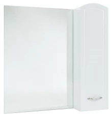Зеркальный шкаф 68x80 см белый глянец R Bellezza Амелия 4610311001014