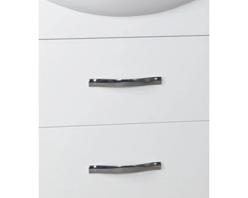 Тумба с раковиной белый глянец 60,5 см Bellezza Анкона 4639609110016 + 4690311009951