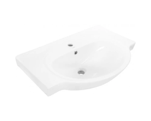 Тумба с раковиной белый глянец 70 см Bellezza Анкона 4639611110011 + 4690311008978