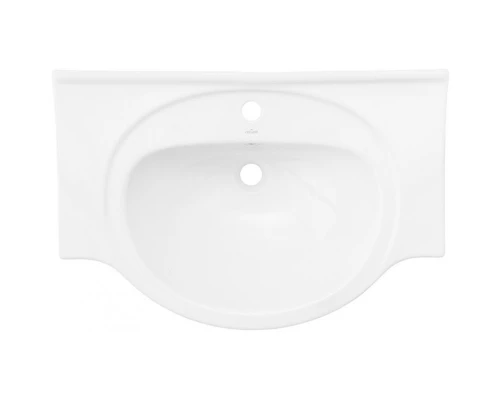 Тумба с раковиной белый глянец 70 см Bellezza Анкона 4639611110011 + 4690311008978