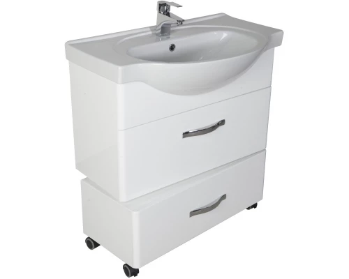 Тумба белый глянец 77 см Bellezza Анкона 4639613670018