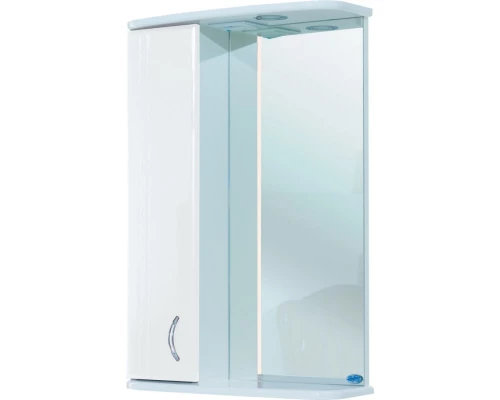 Зеркальный шкаф 55x72 см белый глянец L Bellezza Астра 4614908002019