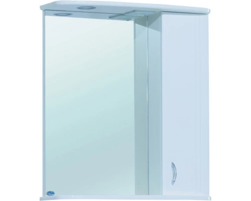 Зеркальный шкаф 60x72 см белый глянец R Bellezza Астра 4614909001011