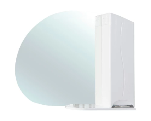 Зеркальный шкаф 108x87 см белый глянец R Bellezza Глория 4619518001018