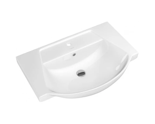 Тумба с раковиной белый глянец 65,5 см Bellezza Глория 4639510000017 + 4640021060940