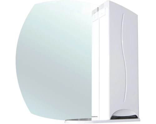 Зеркальный шкаф 76x82 см белый глянец R Bellezza Глория 4619512001014