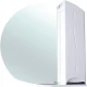 Зеркальный шкаф 92,5x87 см белый глянец R Bellezza Глория 4619514001012
