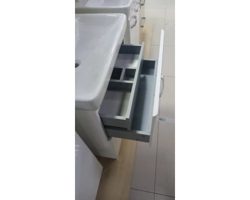 Тумба с раковиной белый глянец 60 см Bellezza Джела 4639809110014 + 4620000148562