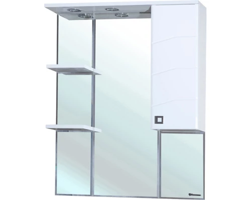 Зеркальный шкаф 72,5x100,1 см белый глянец R Bellezza Джулия 4611212001011