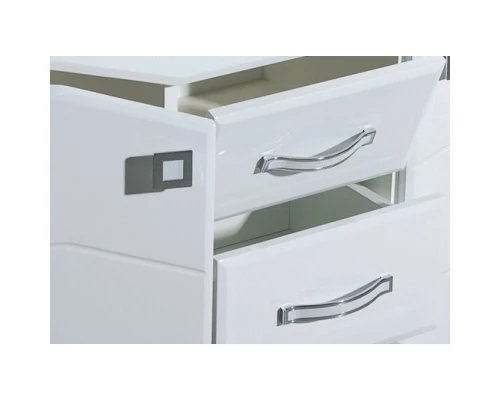 Тумба с раковиной белый глянец 76 см Bellezza Джулия 4631212000012 + 4620008197371