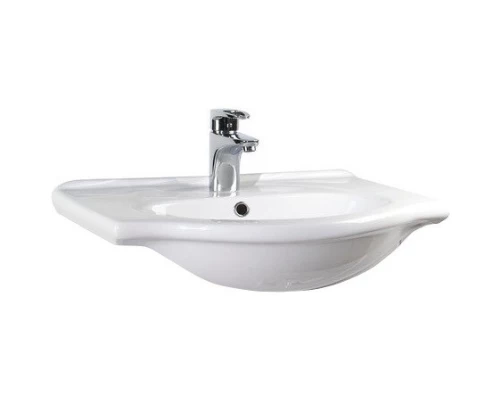 Тумба с раковиной белый глянец 60 см Bellezza Кантри 4639909000017 + 4607104871206