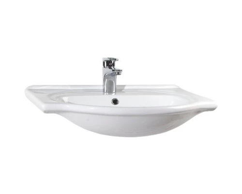 Тумба с раковиной белый глянец 65,5 см Bellezza Кантри 4639910090014 + 4607104872197