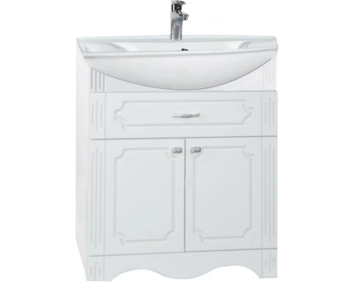 Тумба с раковиной белый глянец 76 см Bellezza Кантри 4639912000011 + 4620008197470