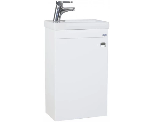 Тумба с раковиной белый глянец 40 см Bellezza Комо 4639005180019 + 4690311045386