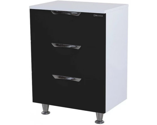 Комод черный глянец/белый глянец 60 см Bellezza Лагуна 4632109140040