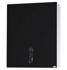 Шкаф подвесной черный глянец/белый глянец Bellezza Лагуна 4642109180045