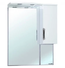 Зеркальный шкаф 65x100 см белый глянец R Bellezza Лагуна 4612110001011