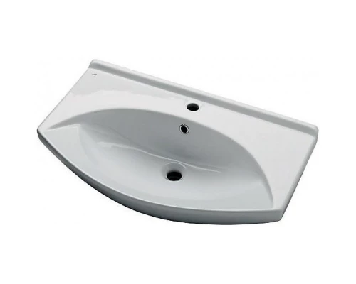 Тумба с раковиной белый глянец 65 см Bellezza Лагуна 4632110240012 + 4620000149897