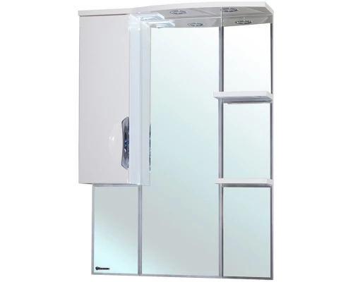 Зеркальный шкаф 82,5x100 см белый глянец L Bellezza Лагуна 4612114002014