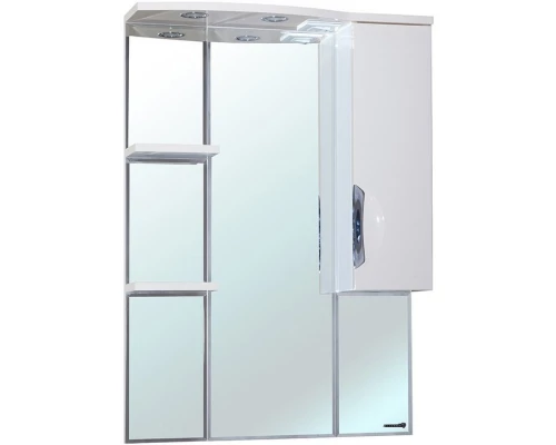 Зеркальный шкаф 82,5x100 см белый глянец R Bellezza Лагуна 4612114001017