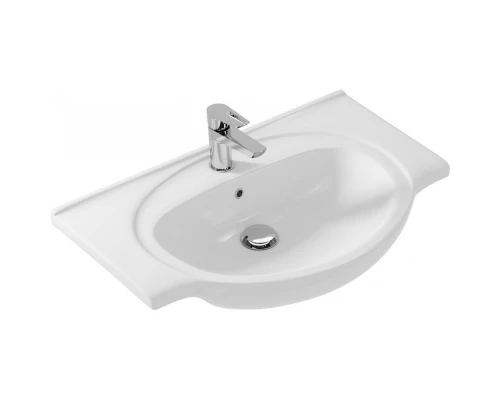 Тумба с раковиной белый глянец 70 см Bellezza Амелия 4630311000015 + 4690311008978