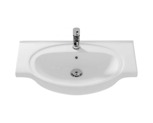 Тумба с раковиной белый глянец 70 см Bellezza Амелия 4630311000015 + 4690311008978