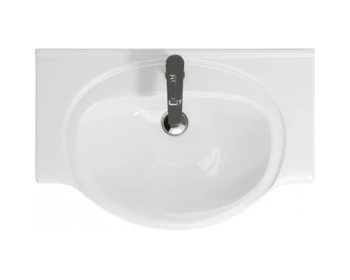 Тумба с раковиной белый глянец 70 см Bellezza Амелия 4630311000015 + 4690311008978