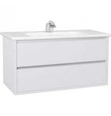 Тумба с раковиной белый глянец 100,4 см Bellezza Лоренцо 4639117270011 + 4660018641235