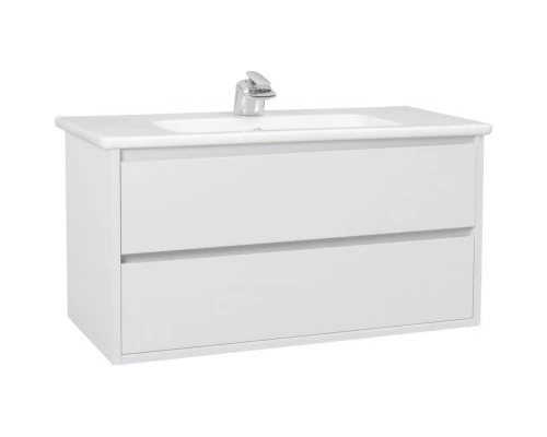 Тумба с раковиной белый глянец 100,4 см Bellezza Лоренцо 4639117270011 + 4660018641235
