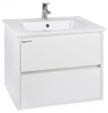 Тумба с раковиной белый глянец 61 см Bellezza Лоренцо 4639109270012 + 4660018640344