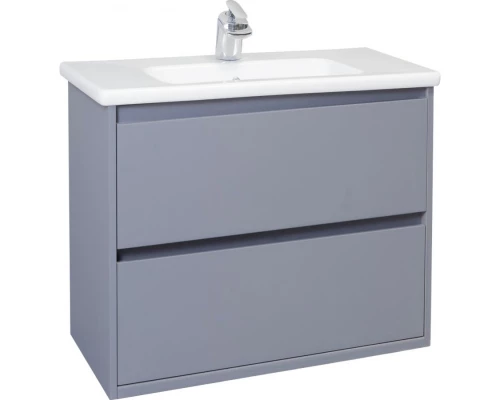 Тумба с раковиной серебро 61 см Bellezza Лоренцо 4639109270364 + 4660018640344