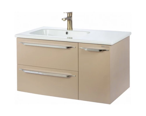 Тумба с раковиной капучино 90 см Bellezza Луиджи 4639215272450 + 4660018641914