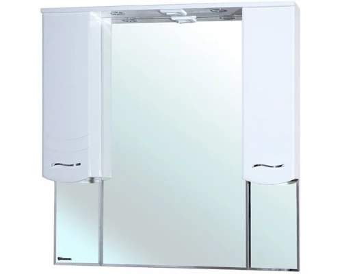 Зеркальный шкаф 101x100 см белый глянец Bellezza Мари 4612918000018